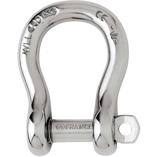 Wichard Forged CE Stainless Steel Captive Pin Bow Shackles ...